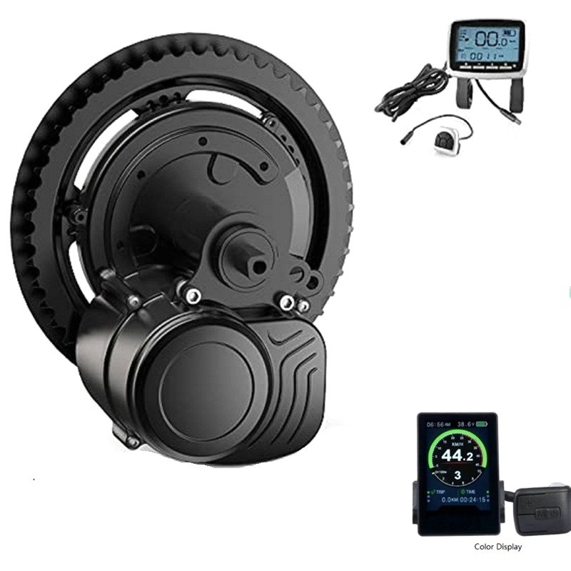 High Torque Brushless Mid Motor Kit - Tongsheng-電動自転車用の高速トルクセンサー,変換キット,中型駆動モーター,36V, 48V, 120mm, 100mm, 68mm長,tdz2b bb