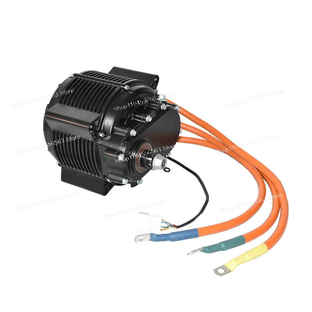High Torque Brushless Mid Motor Kit - QS165 60H 12000Wミッドドライブブラシレスモーター、高トルクギアードIPMモーター（ATVおよび電気自動車コンバージョンキット用）