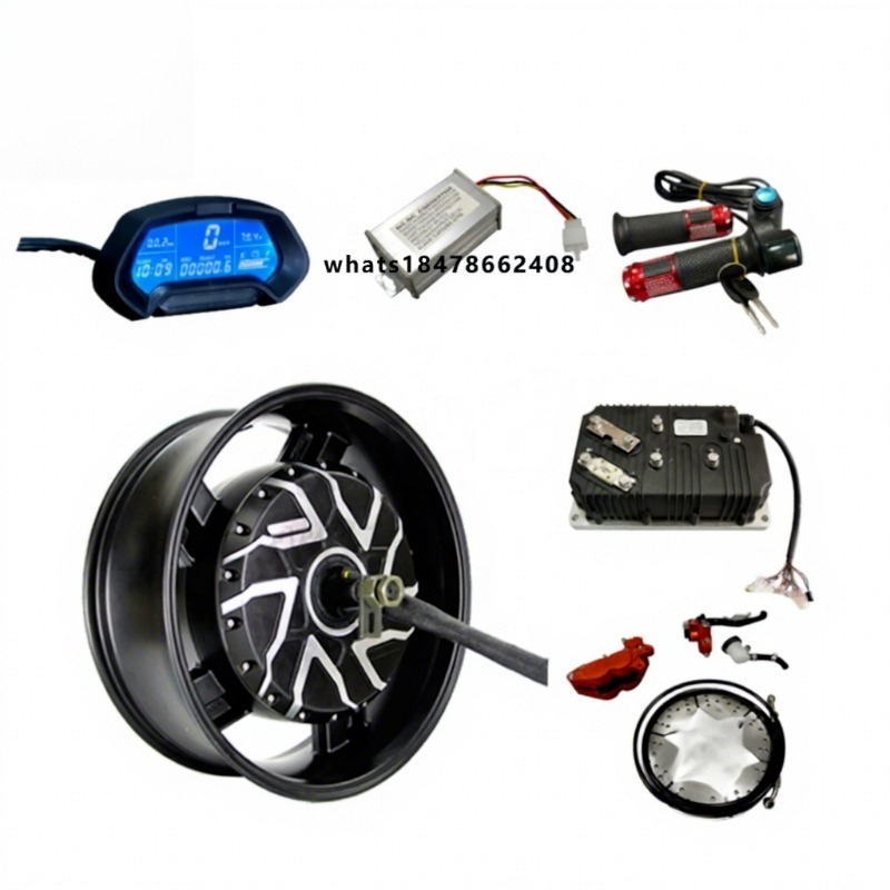 最強力12000WダブルアクスルQSモーター17×6.0イン - 12000W Electric Motorcycle Hub Motor のレビューと価格