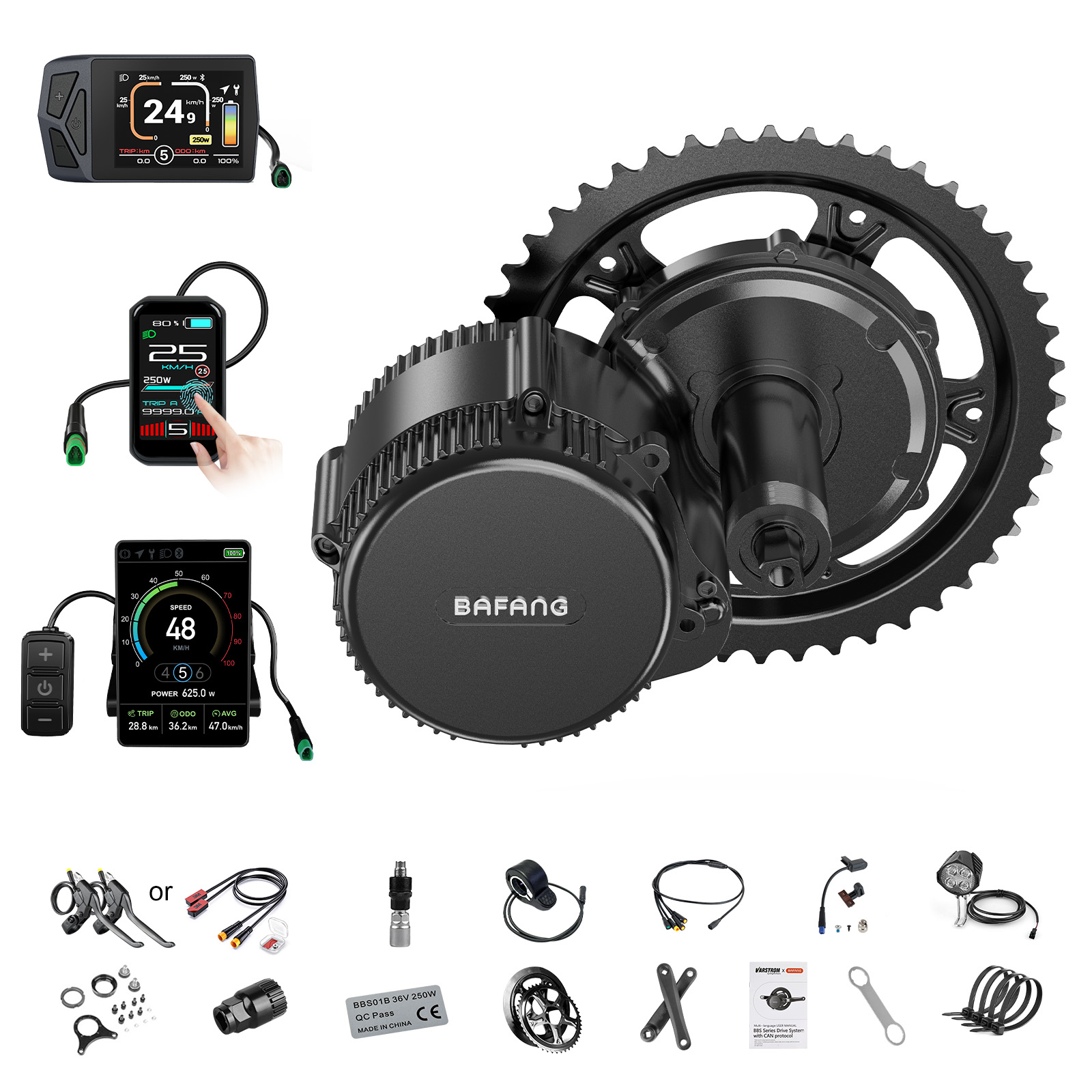 [米国国内配送] バファンモーター 750W 48V BBS - Central Motor Kit With Torque Sensor 500W のレビューと価格
