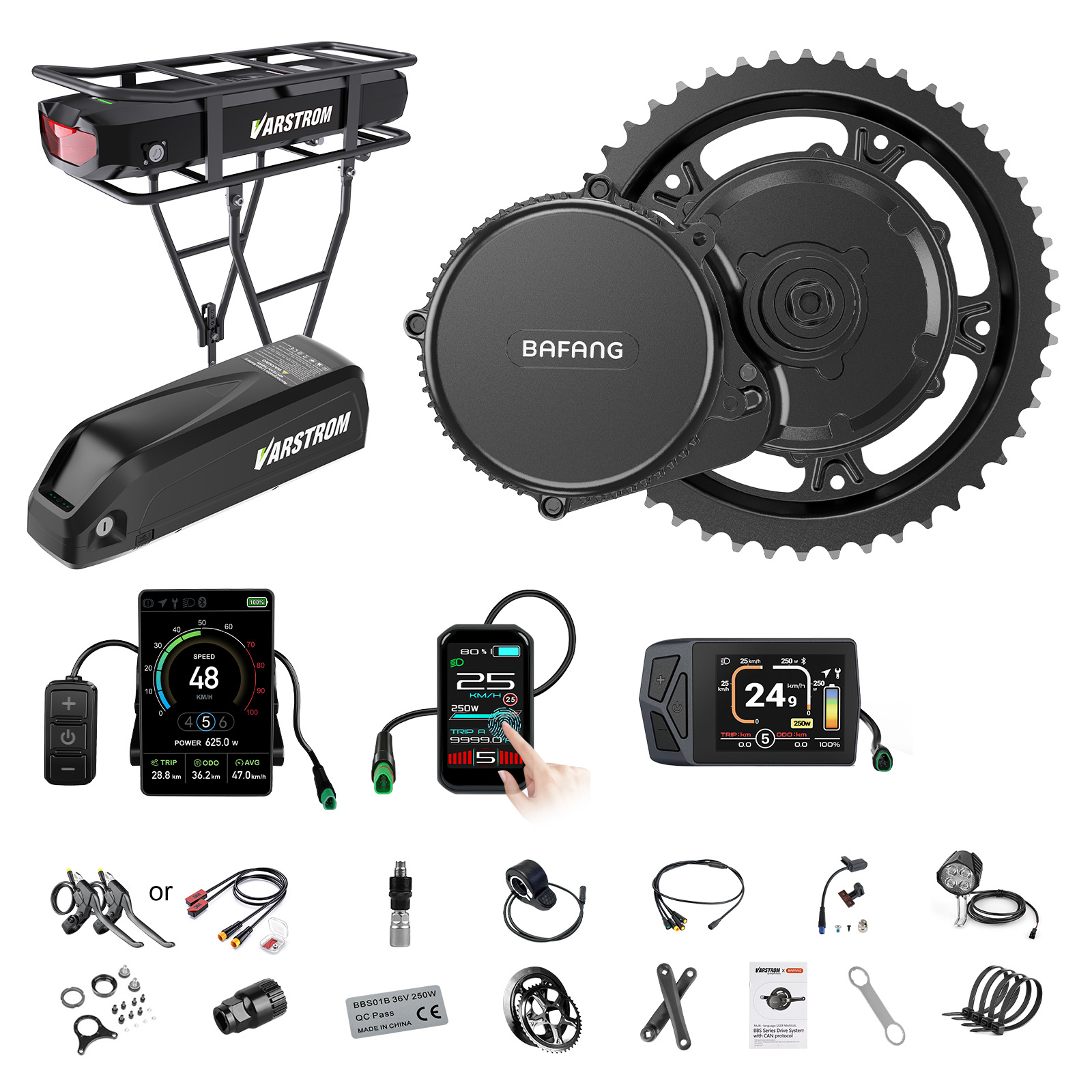 【米国発送】Bafangモーター 750W 48V ミッドド - Torque Sensor Mid Drive Motor Kit のレビューと価格