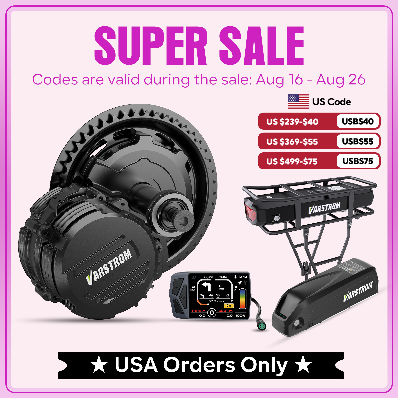 ヴァーストローム TSDZ2B TSDZ8 TSDZ16 ミ - High Torque Brushless Mid Motor Kit のレビューと価格