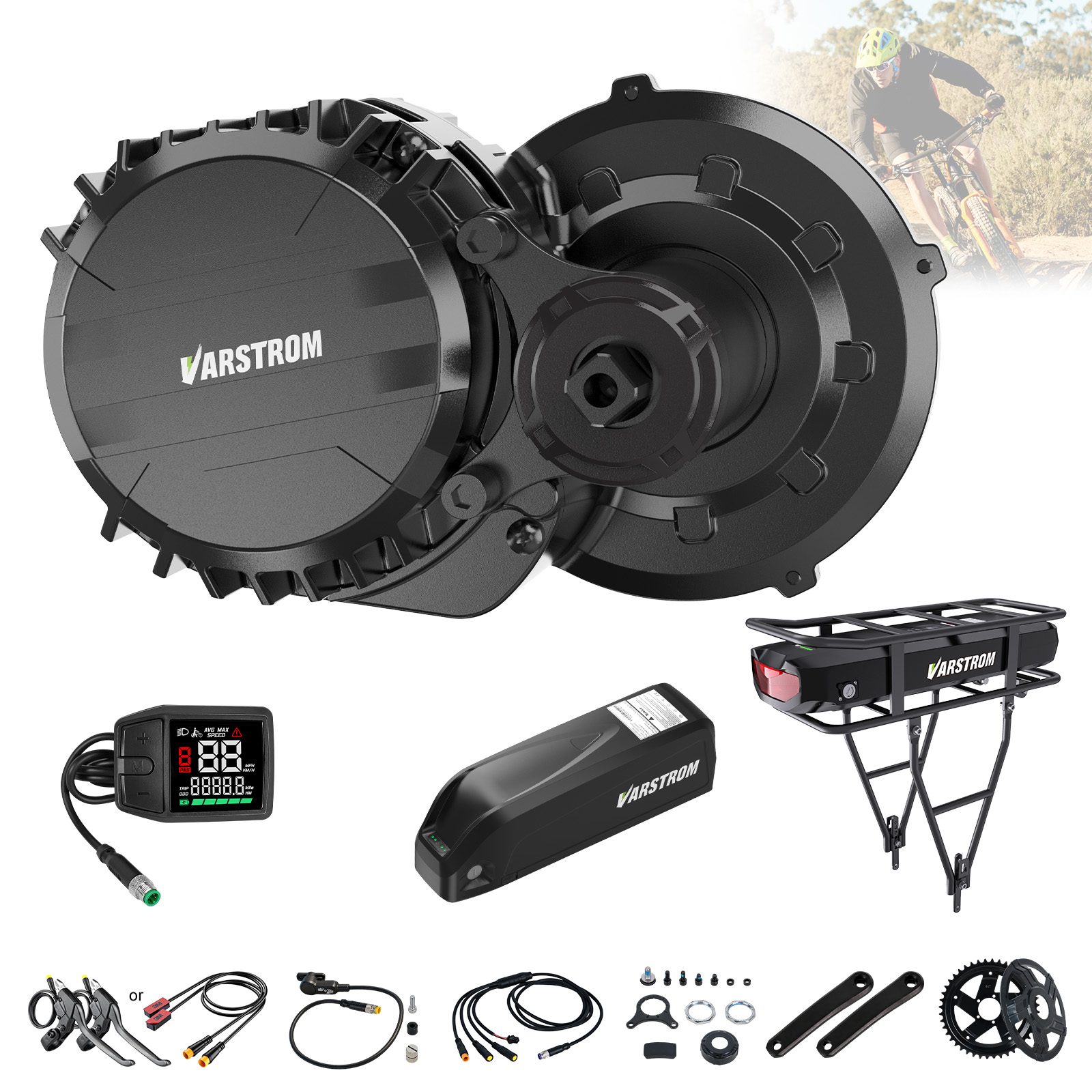 ヴァーストロム750Wミッドモーターキット トルクセンサー駆 - Side Hung Mid Drive Motor Kit のレビューと価格
